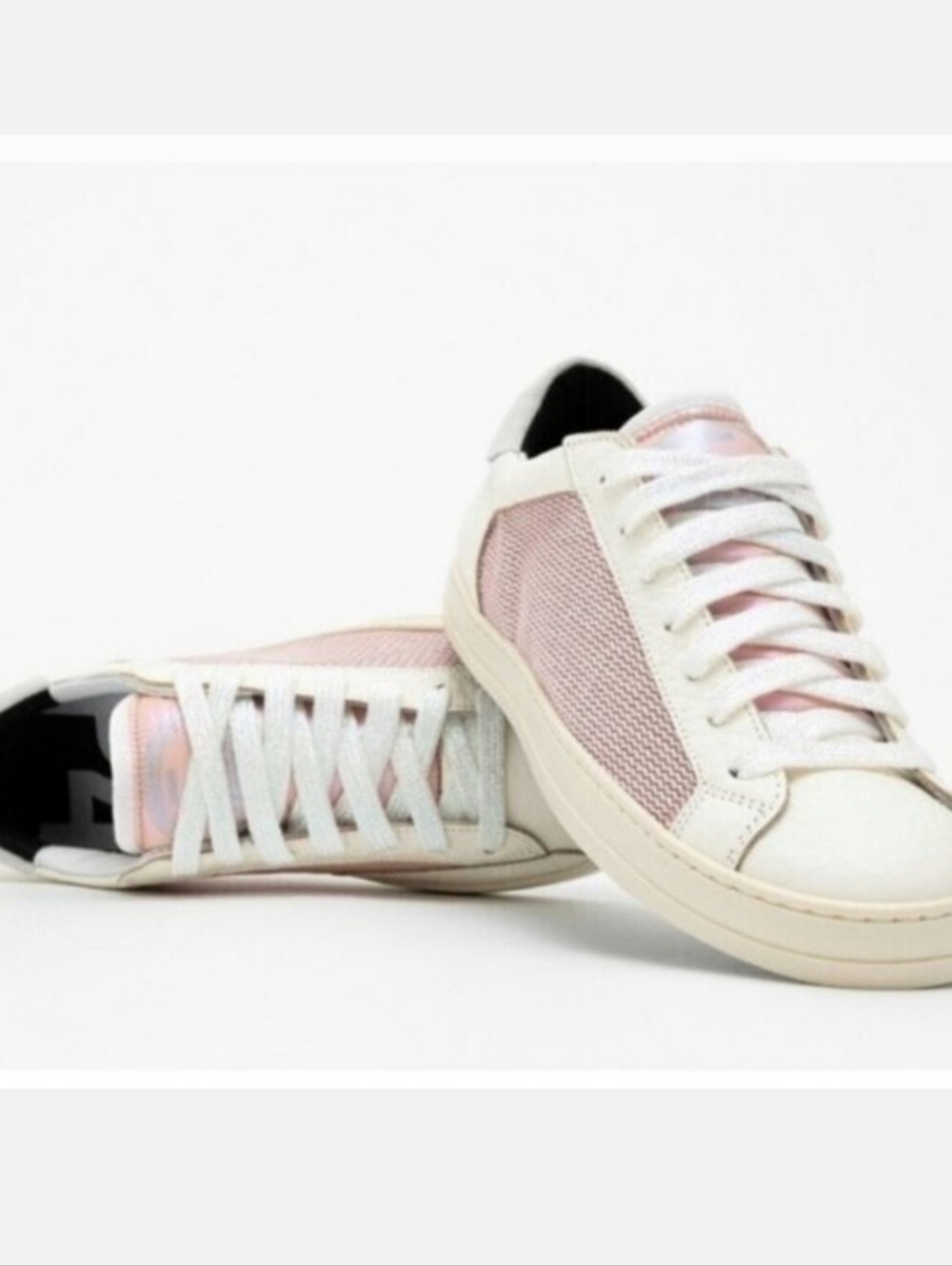 P448 Fashion Sneakers Shoes Low Size 8 New Made in Italy